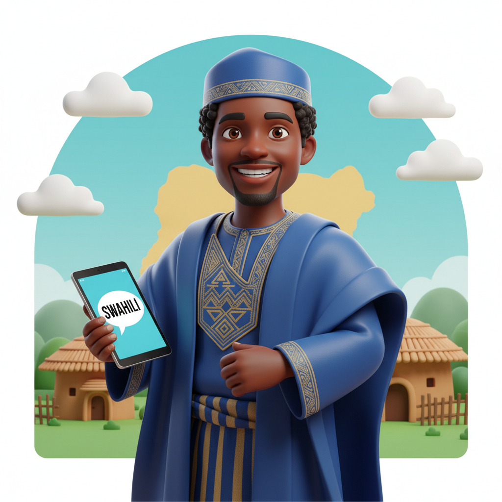 Cartoon Nigerian Man